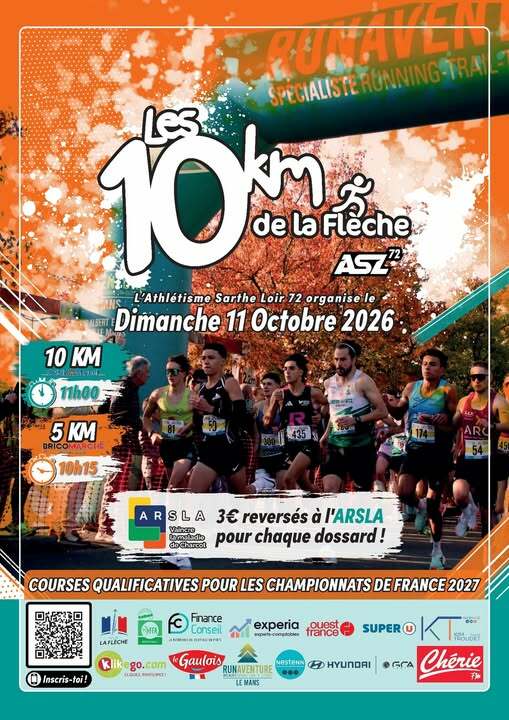 05 et 10 kms de La Flèche