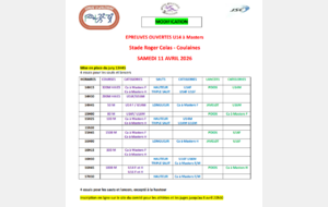 Epreuves Ouvertes sur piste