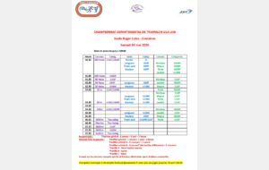 Championnat Départemental de Triathlon U14/U16