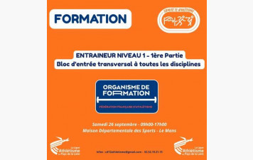 Formations (septembre/octobre)
